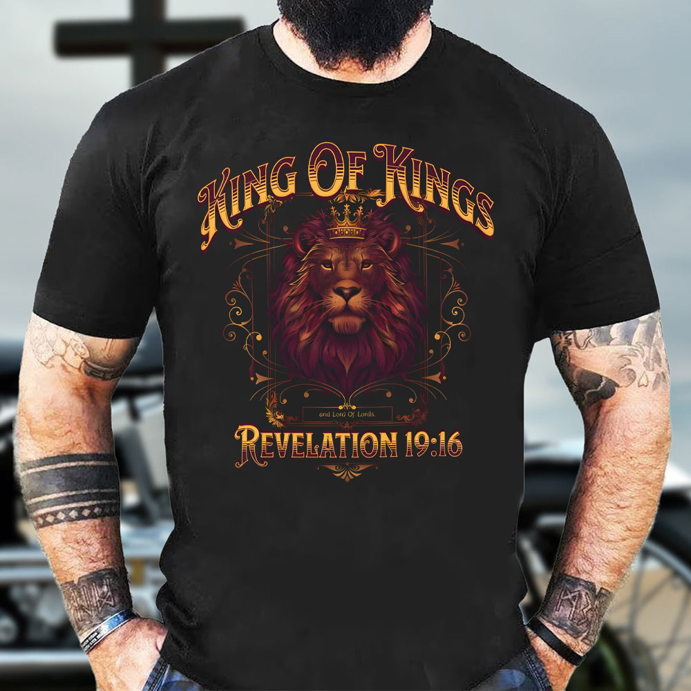 King Of Kings Christian Washed T-Shirt