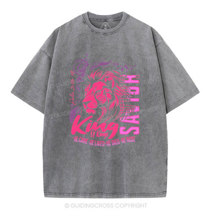King Of Kings Christian Washed T-Shirt