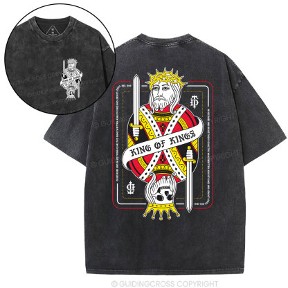 King Of Kings Christian Washed T-Shirt