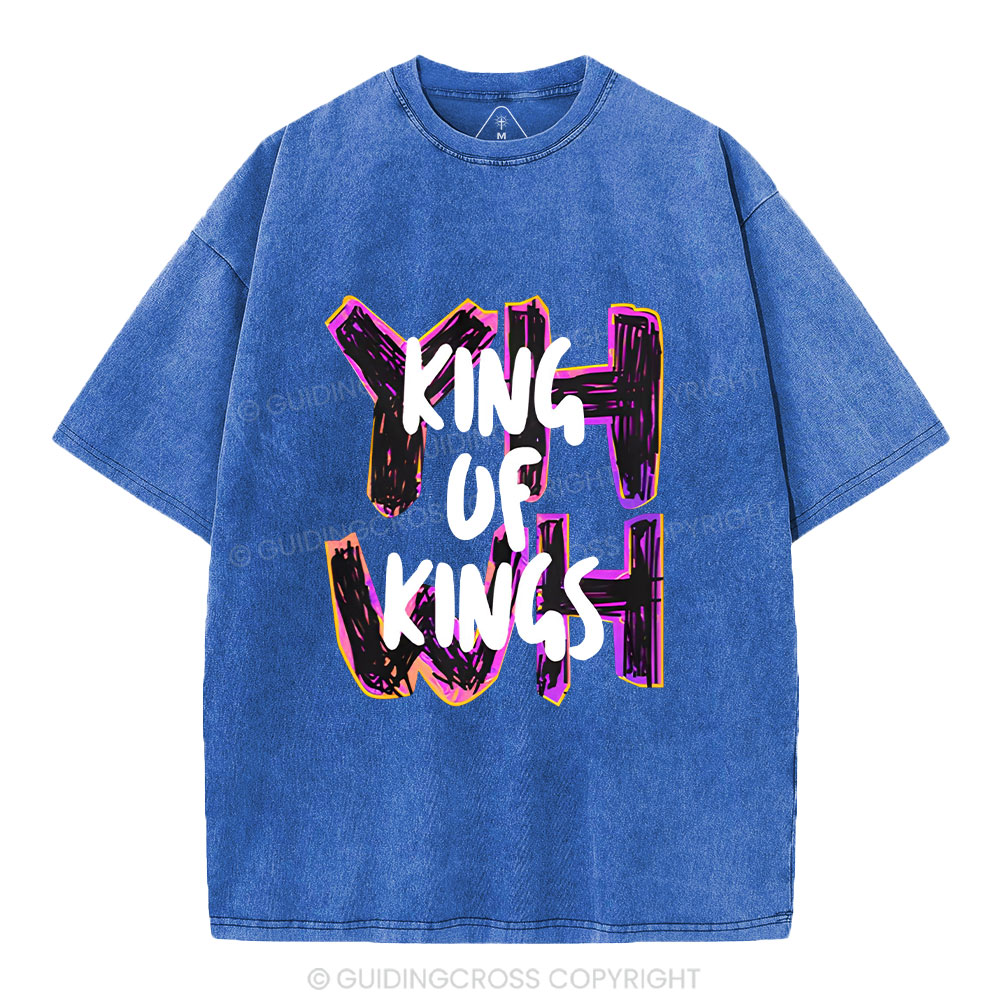 King Of Kings Christian Washed T-Shirt