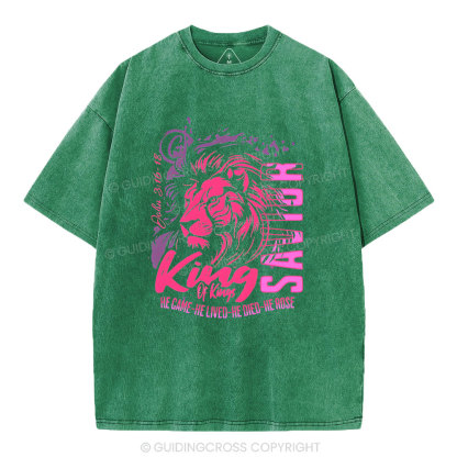 King Of Kings Christian Washed T-Shirt