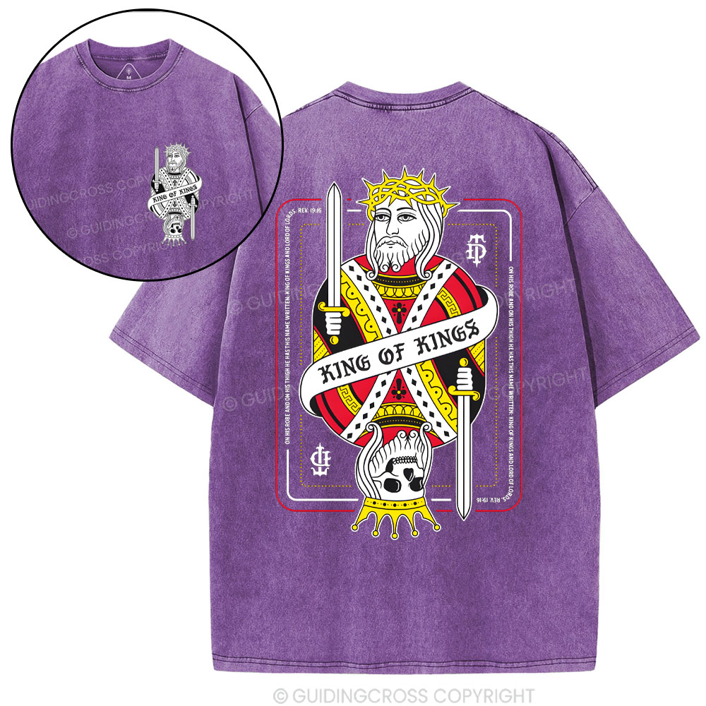 King Of Kings Christian Washed T-Shirt