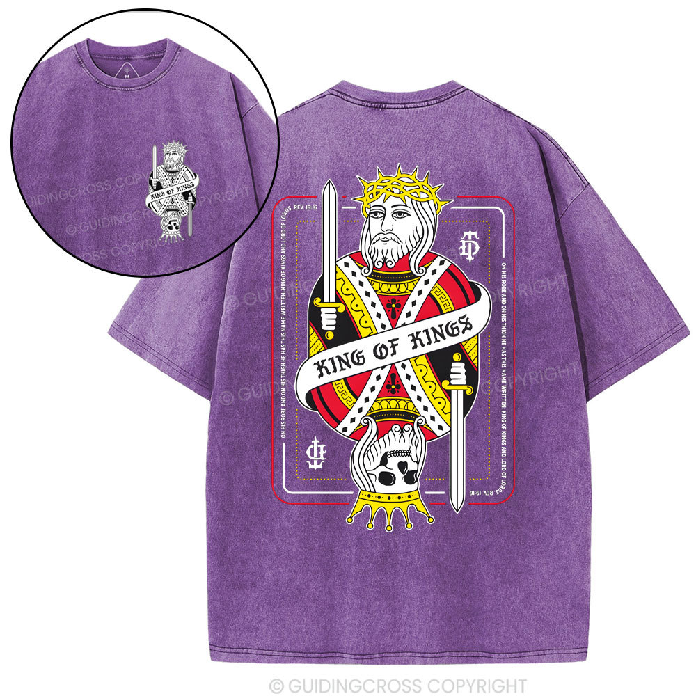 King Of Kings Christian Washed T-Shirt