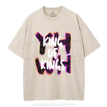 King Of Kings Christian Washed T-Shirt