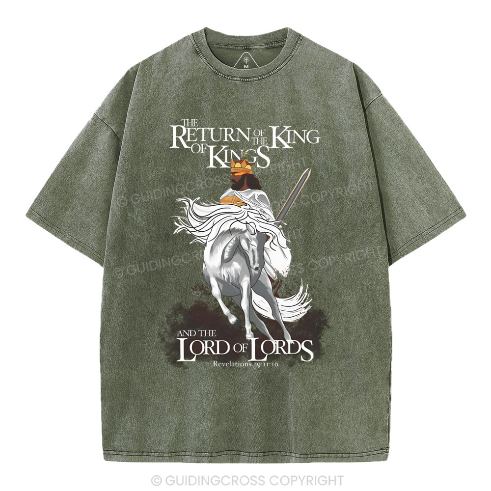 King Of Kings Christian Washed T-Shirt