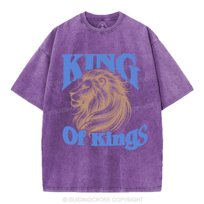 King Of Kings Christian Washed T-Shirt