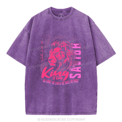 King Of Kings Christian Washed T-Shirt