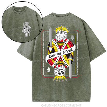 King Of Kings Christian Washed T-Shirt