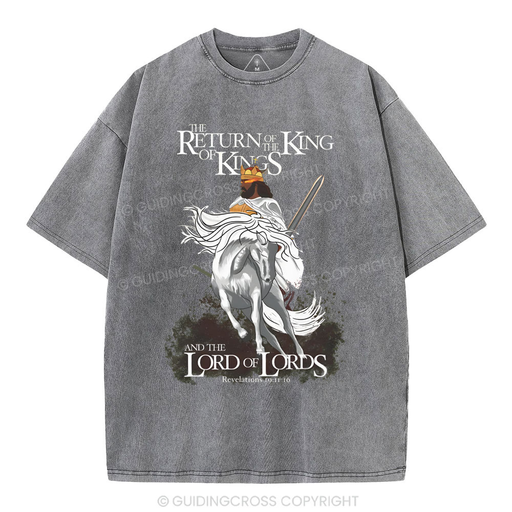 King Of Kings Christian Washed T-Shirt