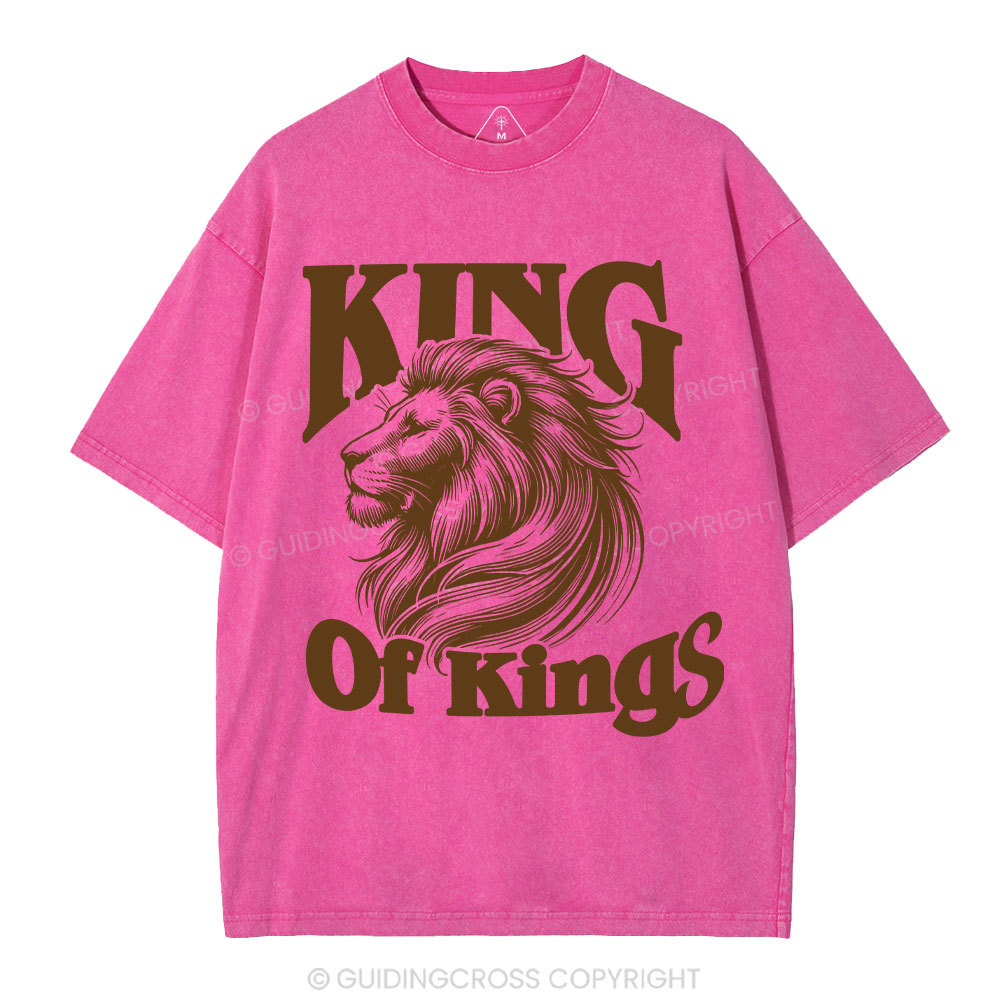 King Of Kings Christian Washed T-Shirt