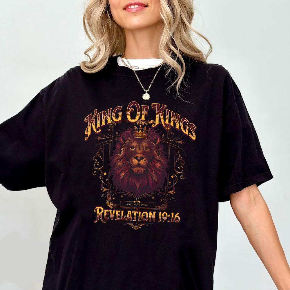 King Of Kings Christian Washed T-Shirt
