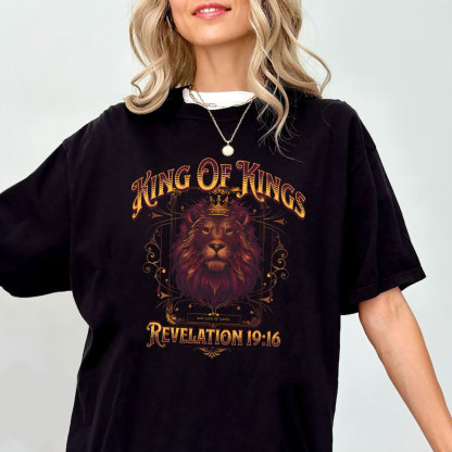 King Of Kings Christian Washed T-Shirt