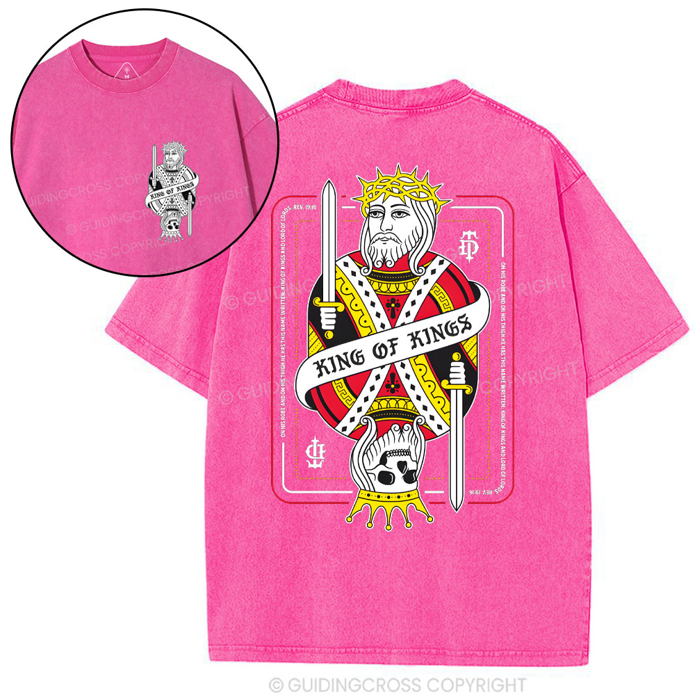 King Of Kings Christian Washed T-Shirt