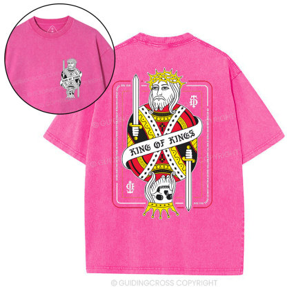 King Of Kings Christian Washed T-Shirt