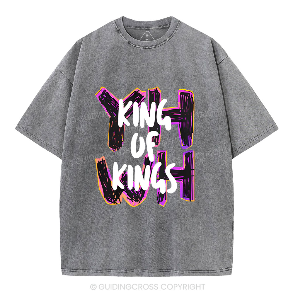 King Of Kings Christian Washed T-Shirt