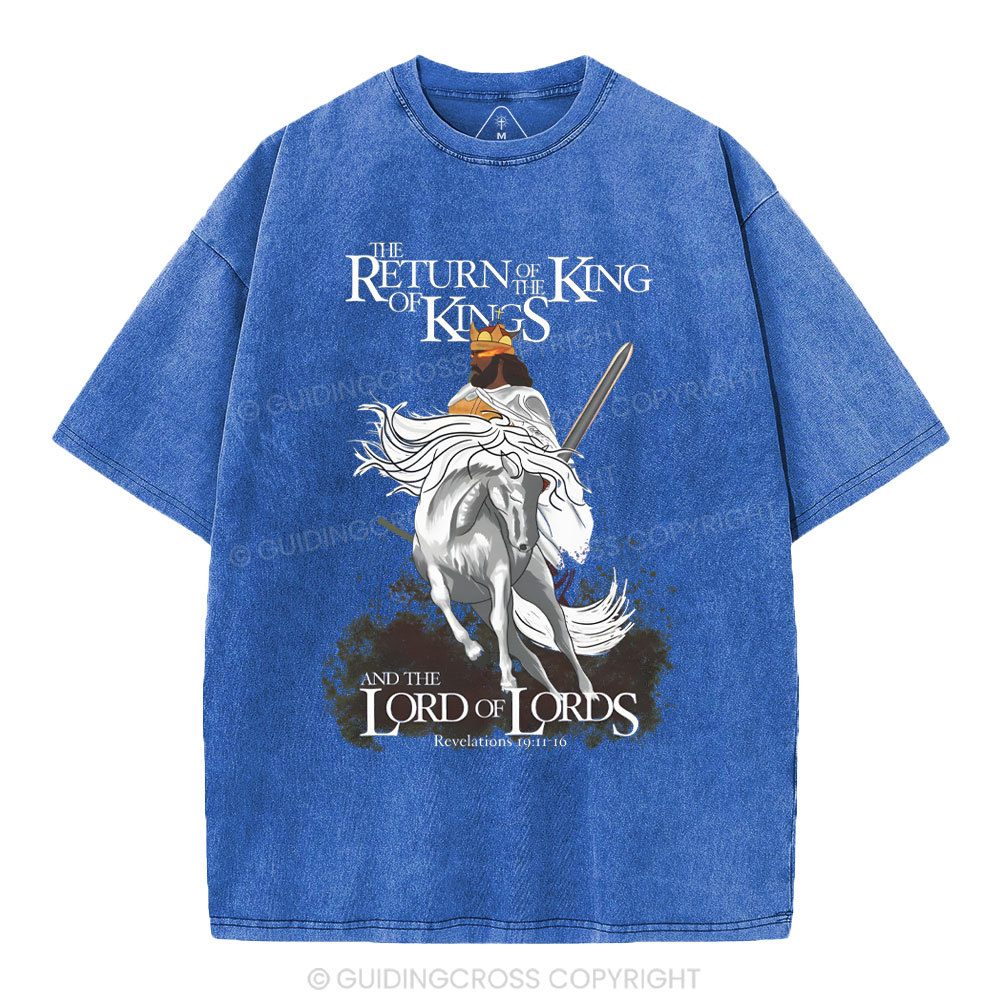 King Of Kings Christian Washed T-Shirt