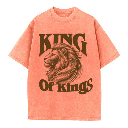 King Of Kings Christian Washed T-Shirt