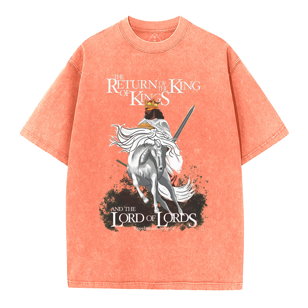 King Of Kings Christian Washed T-Shirt
