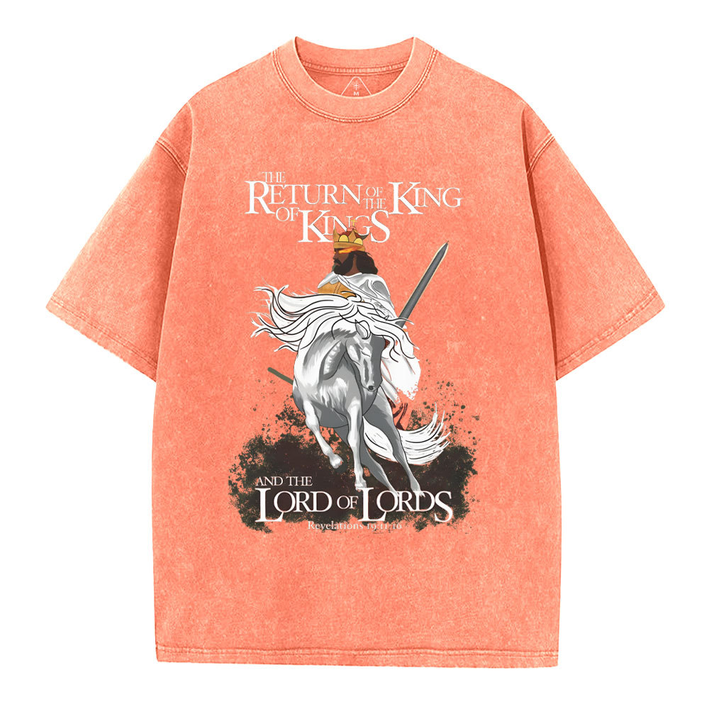 King Of Kings Christian Washed T-Shirt