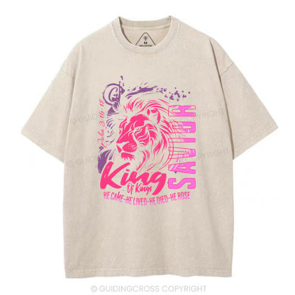 King Of Kings Christian Washed T-Shirt