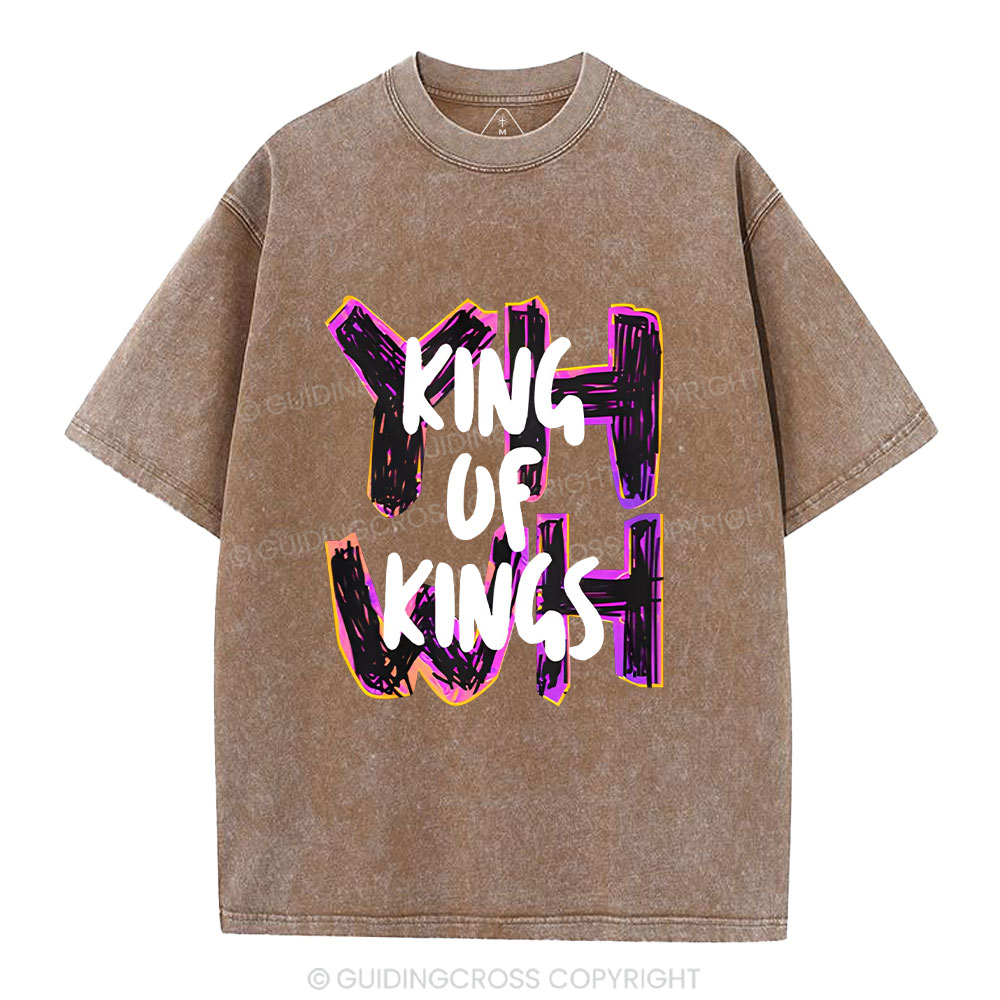 King Of Kings Christian Washed T-Shirt
