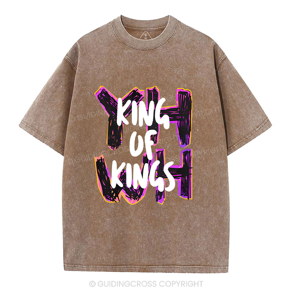 King Of Kings Christian Washed T-Shirt