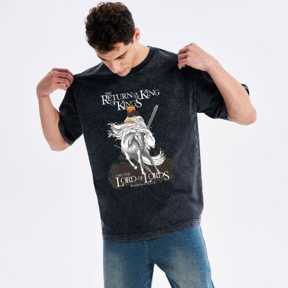King Of Kings Christian Washed T-Shirt