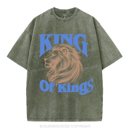 King Of Kings Christian Washed T-Shirt