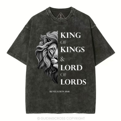 King Of Kings Christian Washed T-Shirt