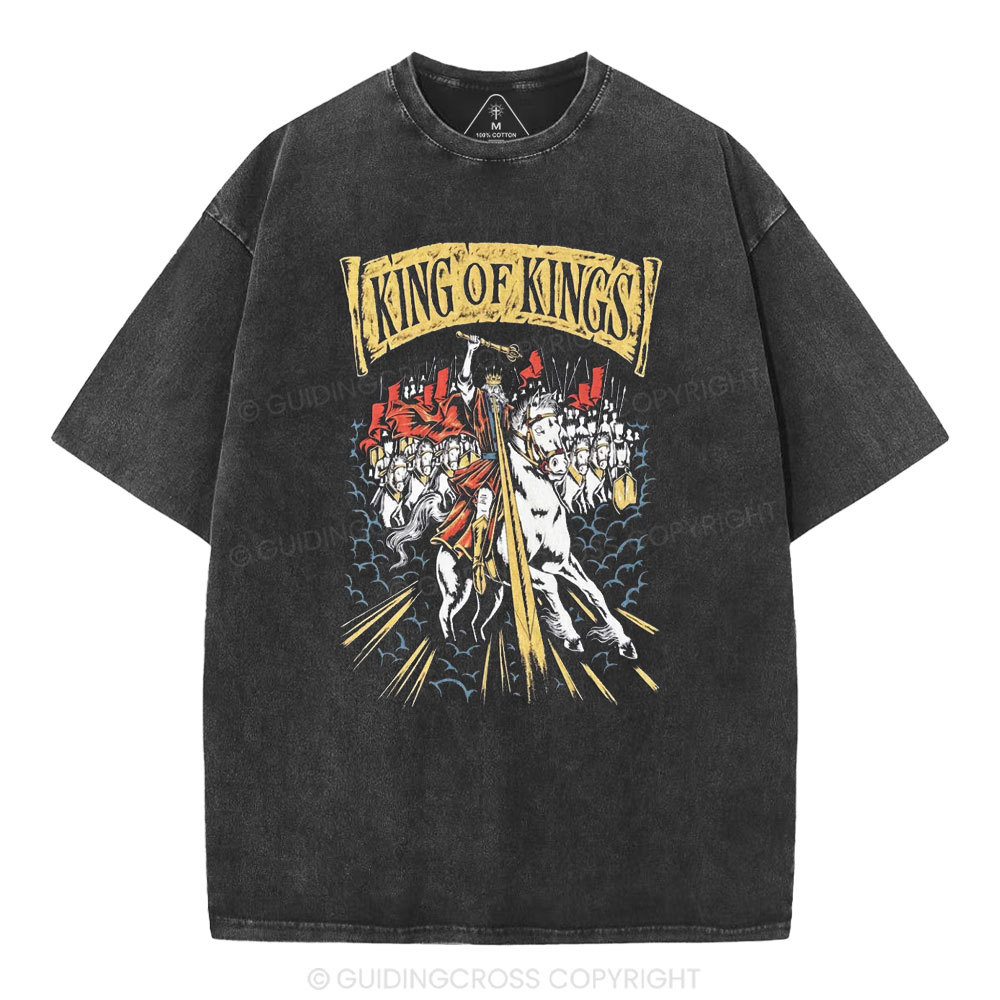 King Of Kings Christian Washed T-Shirt