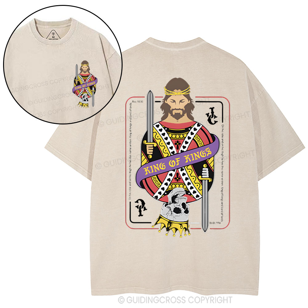 King Of Kings Christian Washed T-Shirt