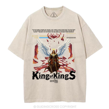 King Of Kings Christian Washed T-Shirt