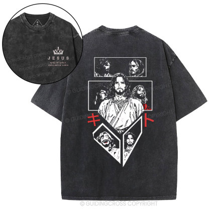 King Of Kings Christian Washed T-Shirt