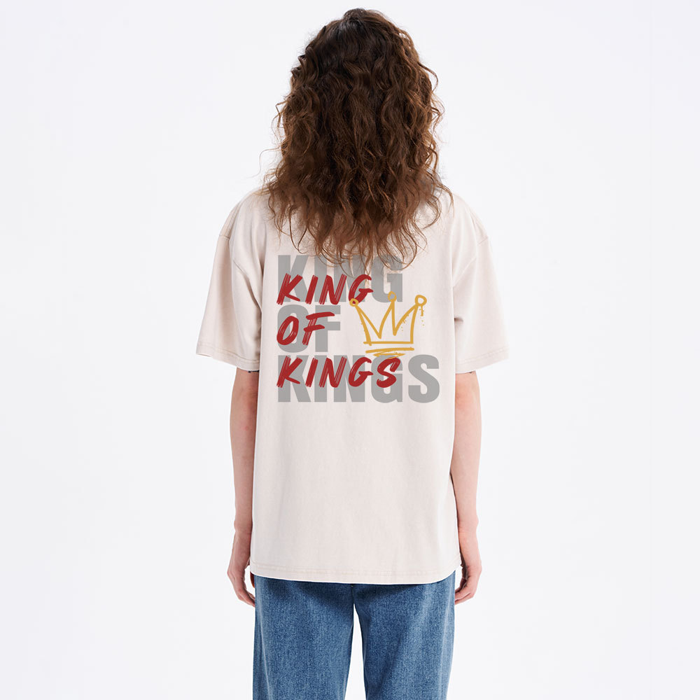King Of Kings Christian Washed T-Shirt