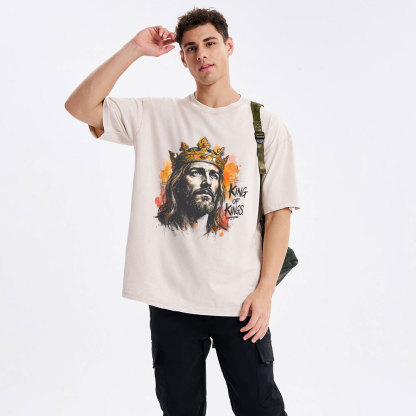 King Of Kings Christian Washed T-Shirt