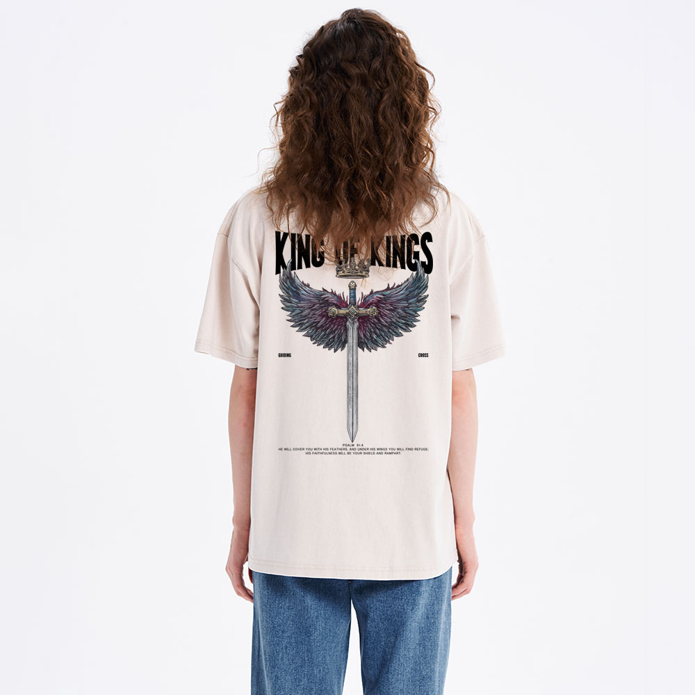 King Of Kings Christian Washed T-Shirt