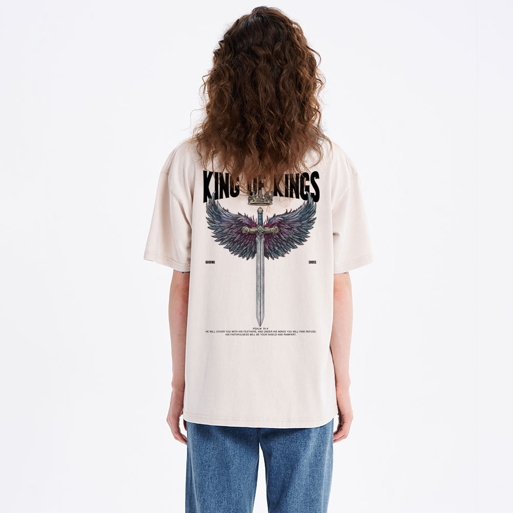 King Of Kings Christian Washed T-Shirt