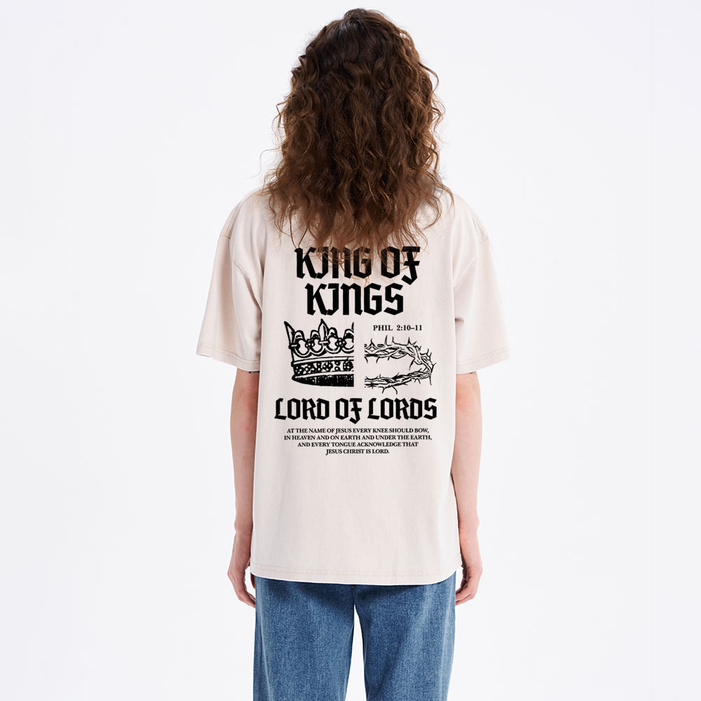 King Of Kings Christian Washed T-Shirt