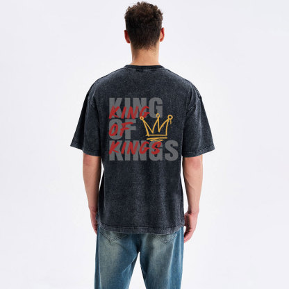 King Of Kings Christian Washed T-Shirt