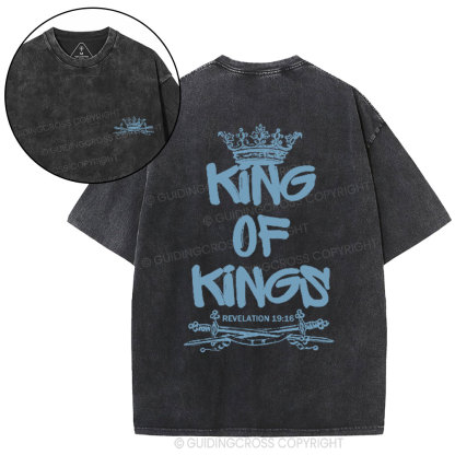 King Of Kings Christian Washed T-Shirt