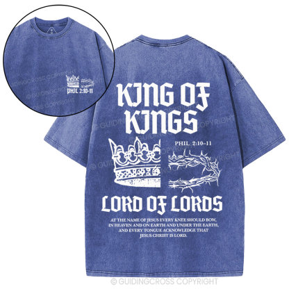 King Of Kings Christian Washed T-Shirt