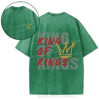 King Of Kings Christian Washed T-Shirt