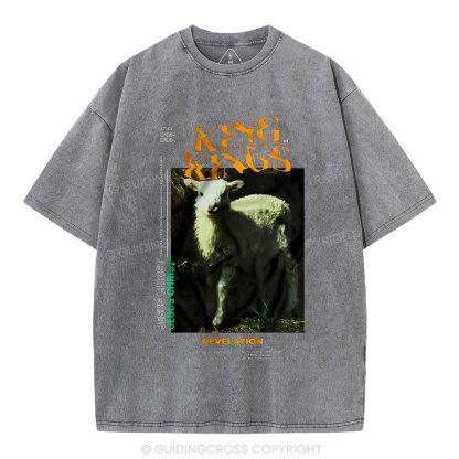 King Of Kings Christian Washed T-Shirt
