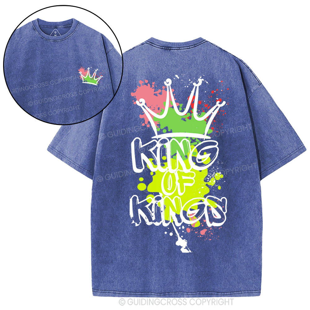King Of Kings Christian Washed T-Shirt