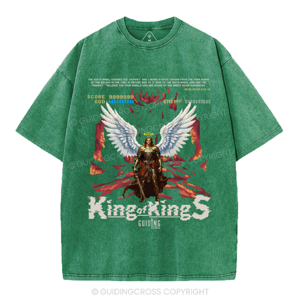 King Of Kings Christian Washed T-Shirt