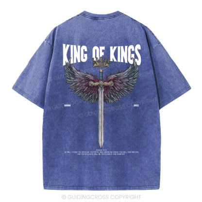 King Of Kings Christian Washed T-Shirt