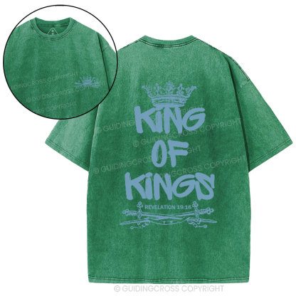 King Of Kings Christian Washed T-Shirt