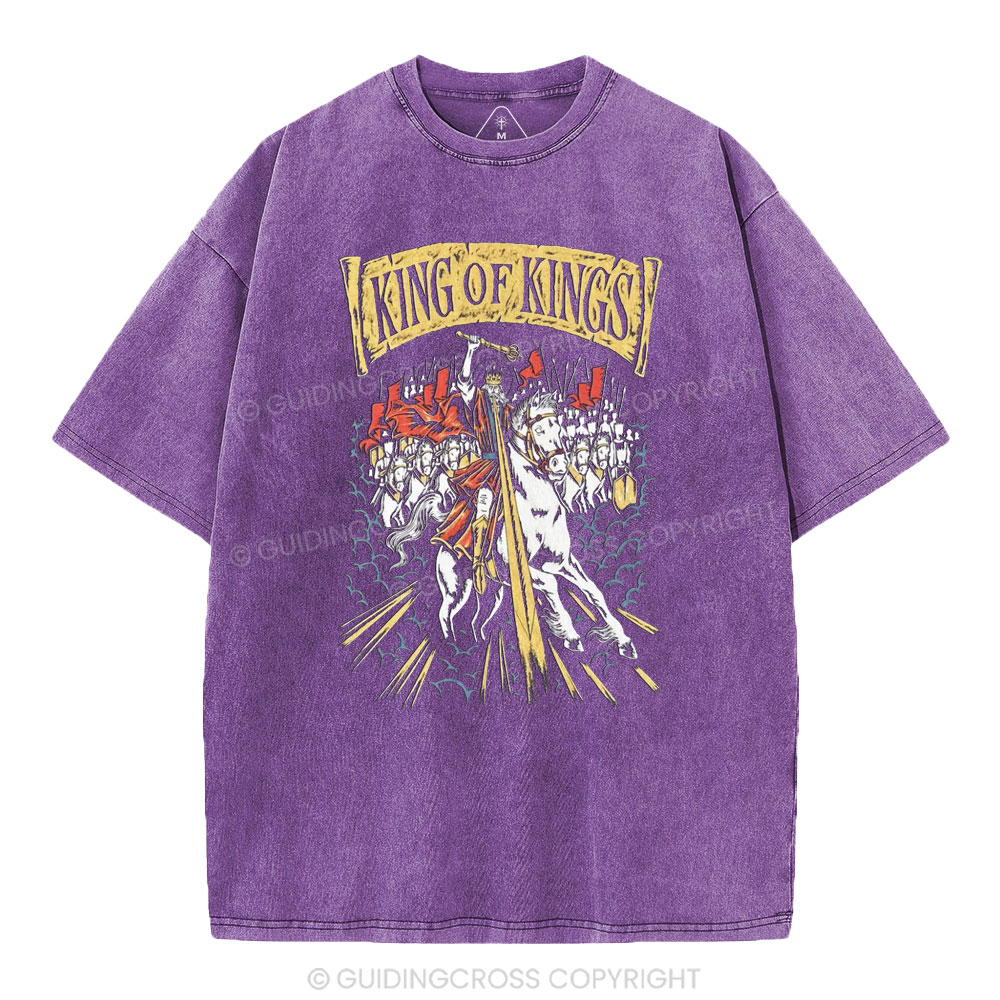 King Of Kings Christian Washed T-Shirt