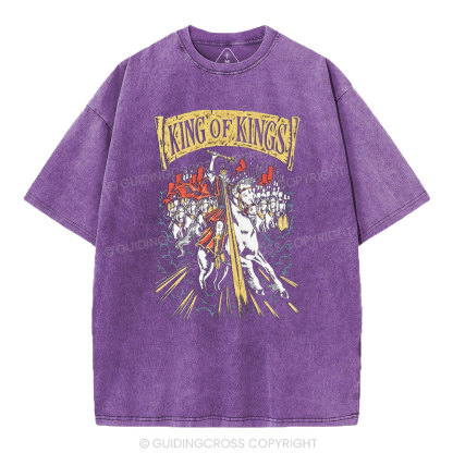 King Of Kings Christian Washed T-Shirt