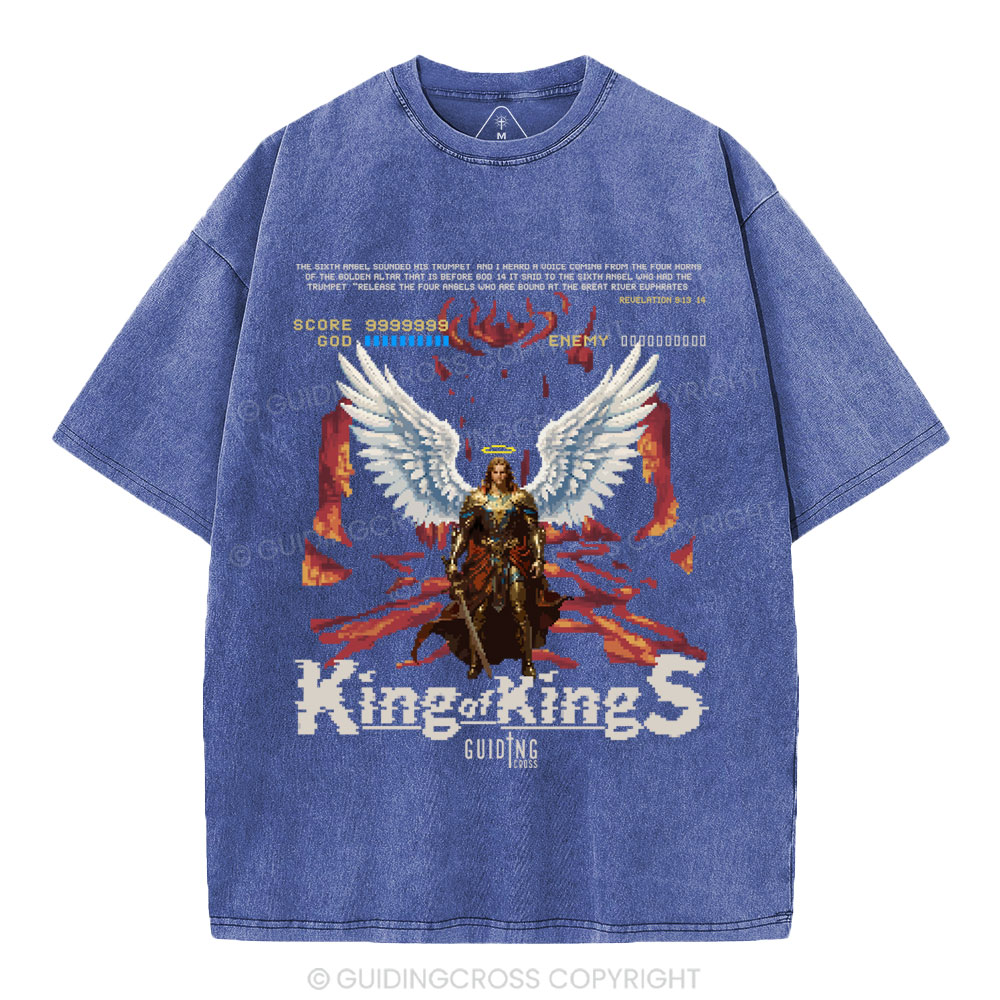 King Of Kings Christian Washed T-Shirt